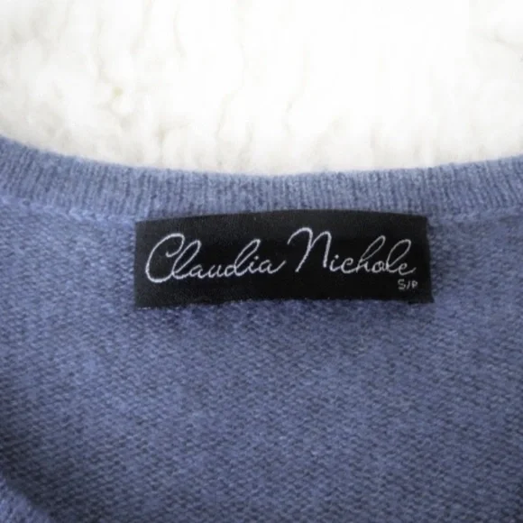 Claudia Nichole Petite Bell-Sleeve Peplum Sweater - Picture 6 of 8